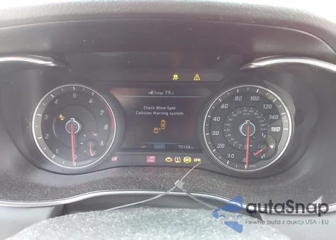 2019 Genesis G70 2.0T Advanced z USA, uszkodzony, nr VIN KMTG64LA7KU031655